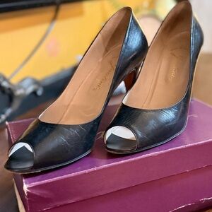 Vintage Women’s Garolini Peep-Toe Heels